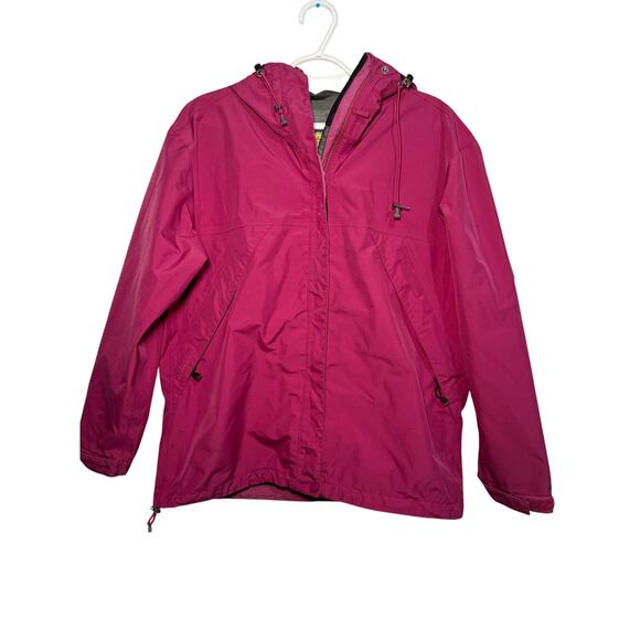 Cabelas pink waterproof gore tex spring jacket womens small outdoor hiking camp - Picture 1 of 9